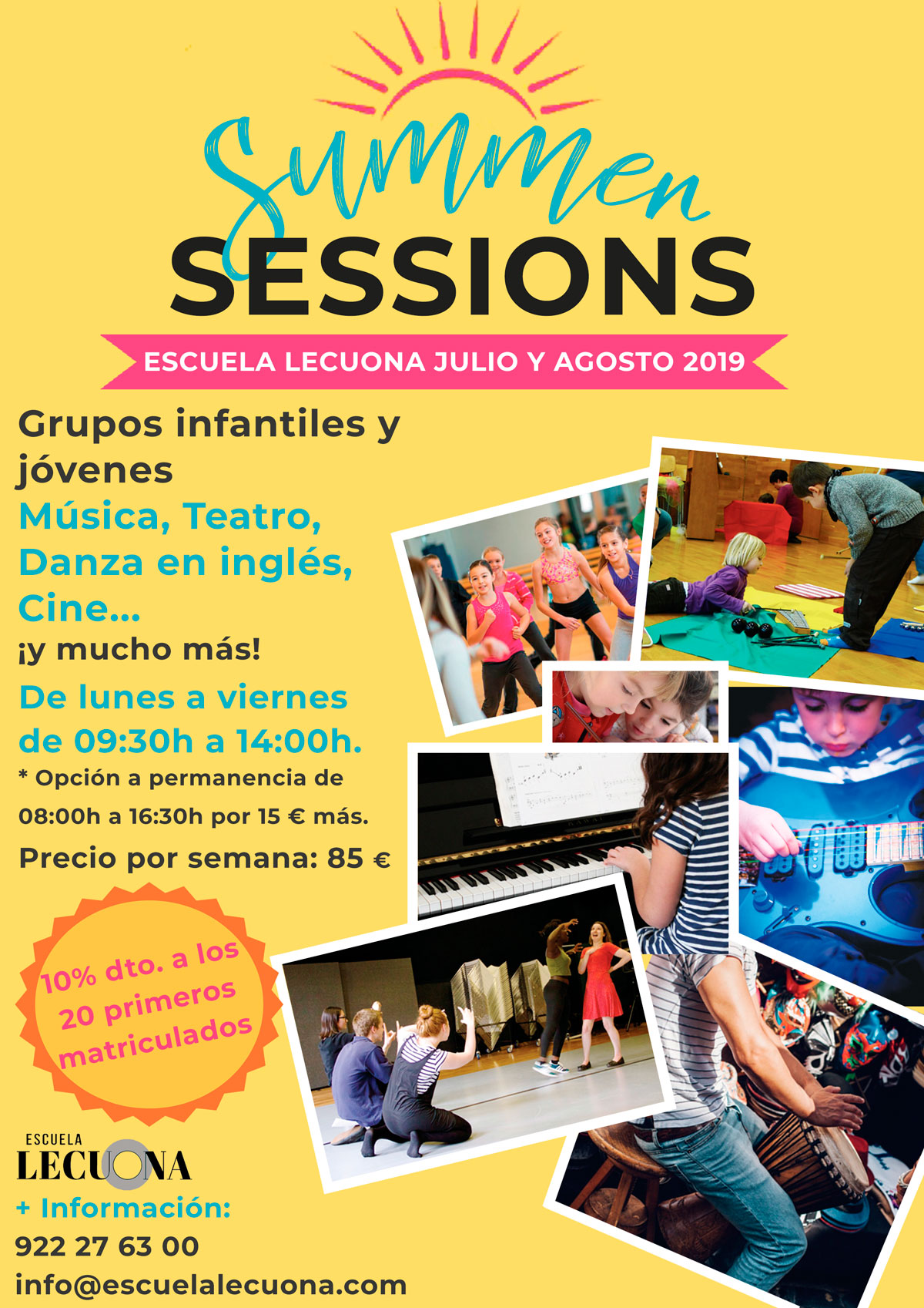 SUMMER SESIONS 1 Escuela lecuona